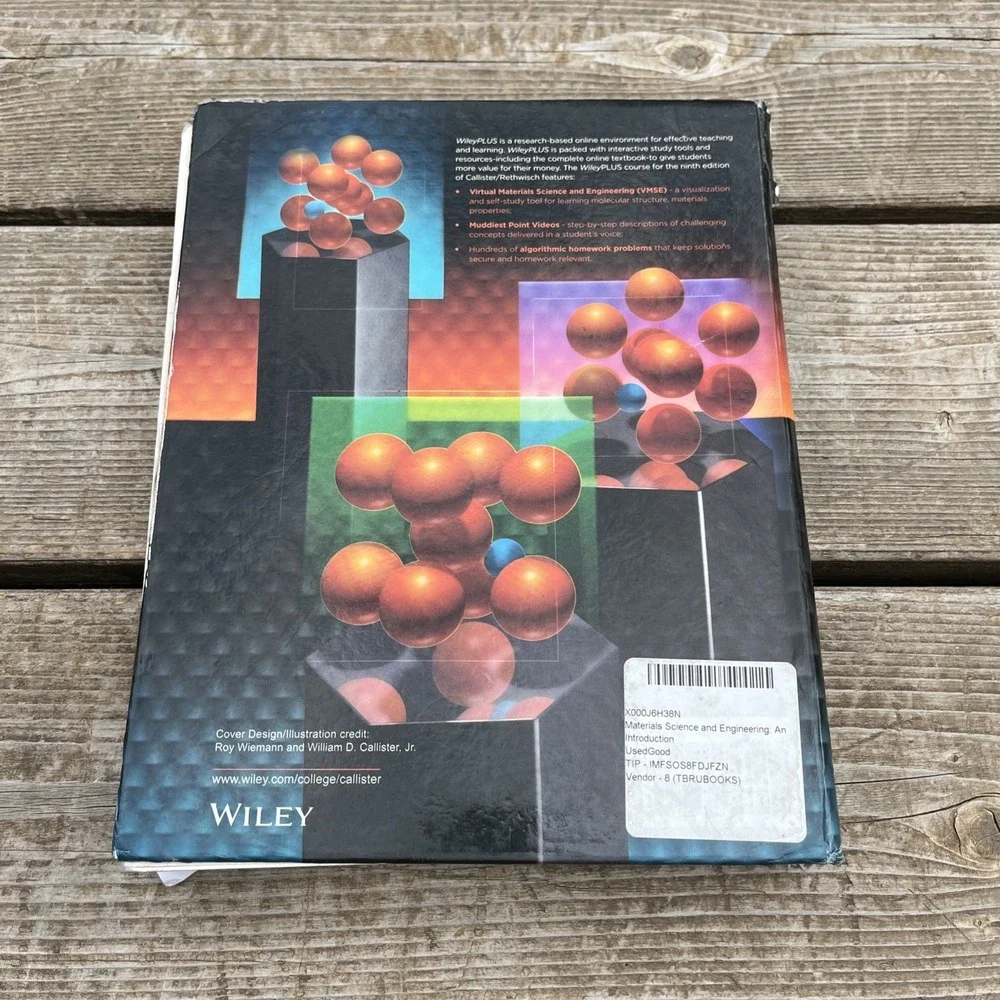 Materials Science and Engineering: An Introduction 9th Ed by David G. Rethwisch